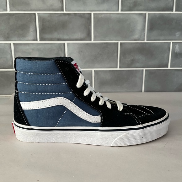Vans Blue and Black High-Top Athletic Shoes - Picture 1 of 9